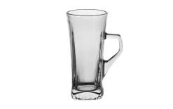 Altom Design Kubek szklany 330 ml GEO wysoki Fashion