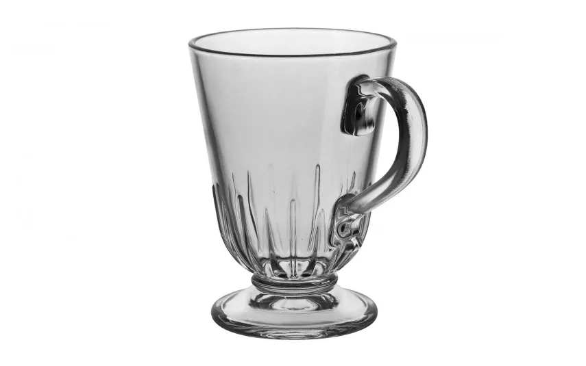 Altom Design Kubek szklany 320 ml na stopce Siena Hot