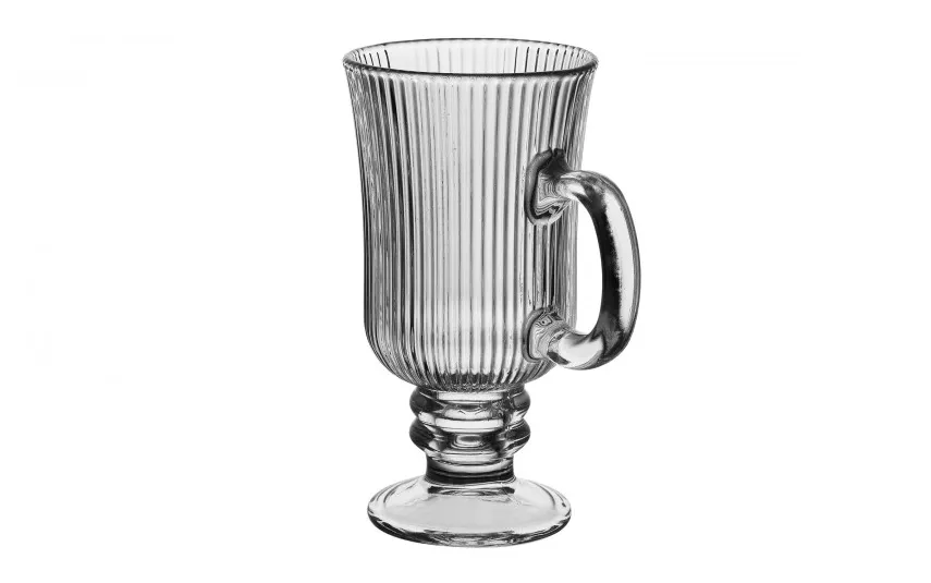 Altom Design Kubek szklany 245 ml na stopce Selena Discount