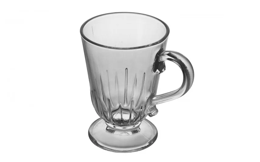 Altom Design Kubek szklany 320 ml na stopce Siena Hot