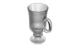 Altom Design Kubek szklany 245 ml na stopce Selena Discount