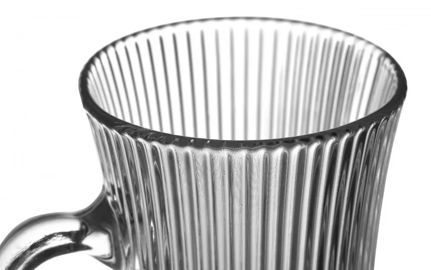 Altom Design Kubek szklany 245 ml na stopce Selena Discount