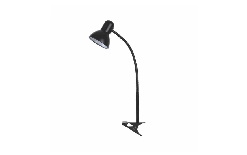 Nilsen Lampa biurkowa E27 Nika Clips Biała/Czarna Online