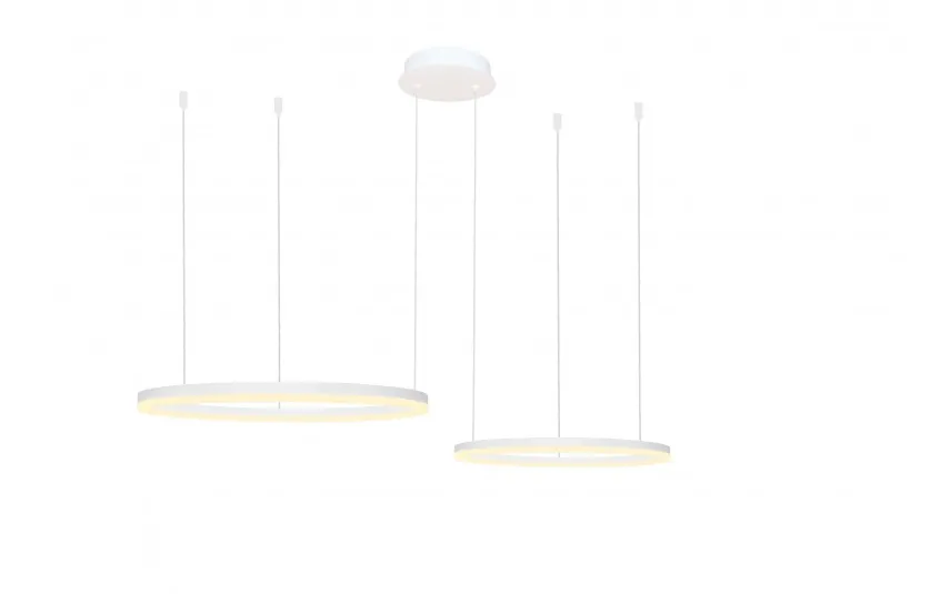 Azzardo Lampa HALO PENDANT 80+60 CCT BK + REMOTE CONTROL Sale