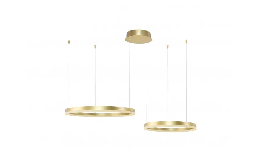 Azzardo Lampa HALO PENDANT 80+60 CCT BK + REMOTE CONTROL Sale