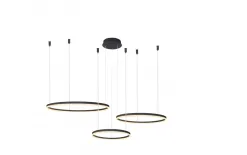 Azzardo Lampa HALO PENDANT 100+80+60 CCT BK + REMOTE CONTROL Outlet