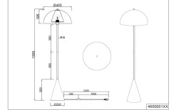 Delighting Lampa podłogowa 130 cm Alfie 465000176 Online