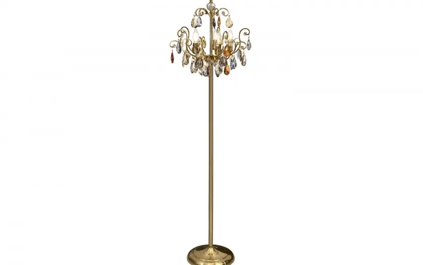 Witek Home Lampa stojąca kryształowa Fiori 5039/1F Clearance