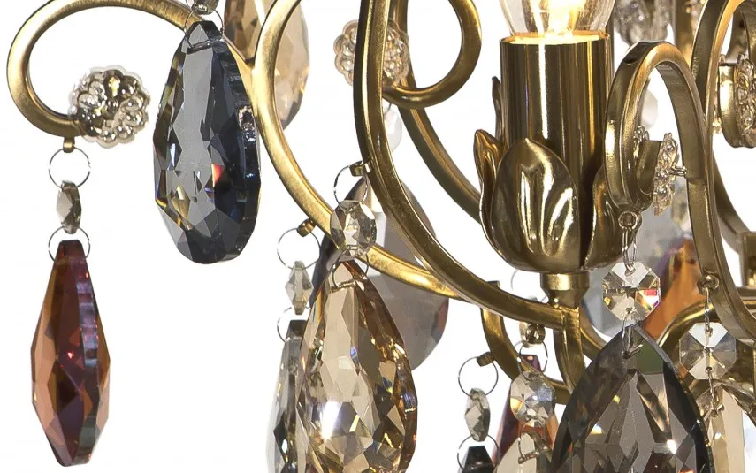 Witek Home Lampa stojąca kryształowa Fiori 5039/1F Clearance