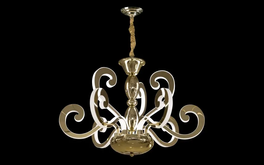 Witek Home Lampa Wisząca Horn Gold MD8617-6+3 Hot