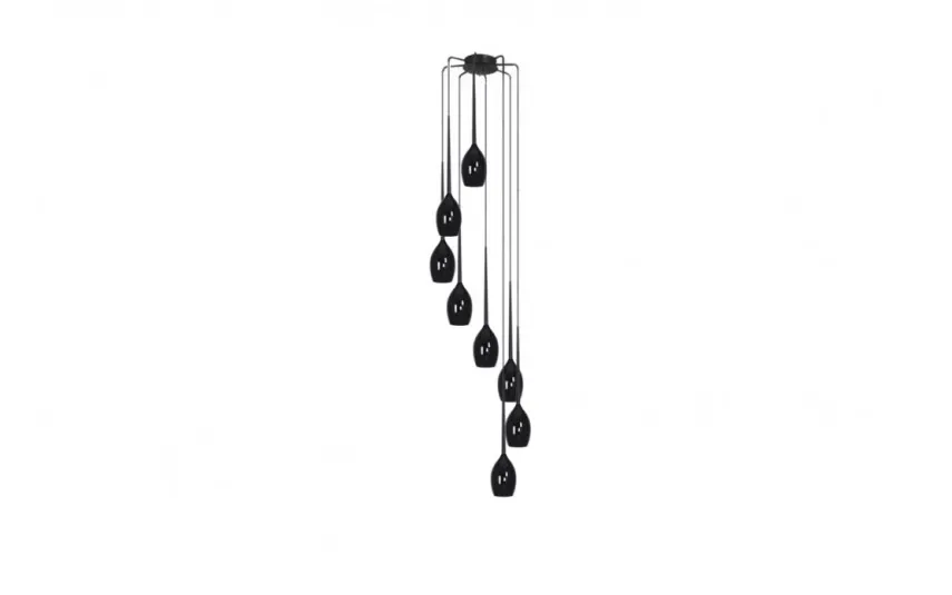 Azzardo Lampa wisząca Izza 8 L.W. MD1288A-8BL Discount