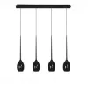 Azzardo Lampa wisząca Izza 4 L.W. MD1288B-4BL New