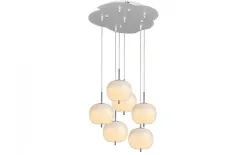 Witek Home Lampa wisząca Jabłko MD5069-6CR srebrna Sale