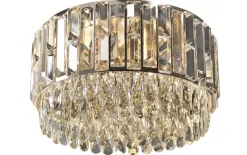 Witek Home Lampa wisząca kryształowa Golden Frost 60253/8 Online