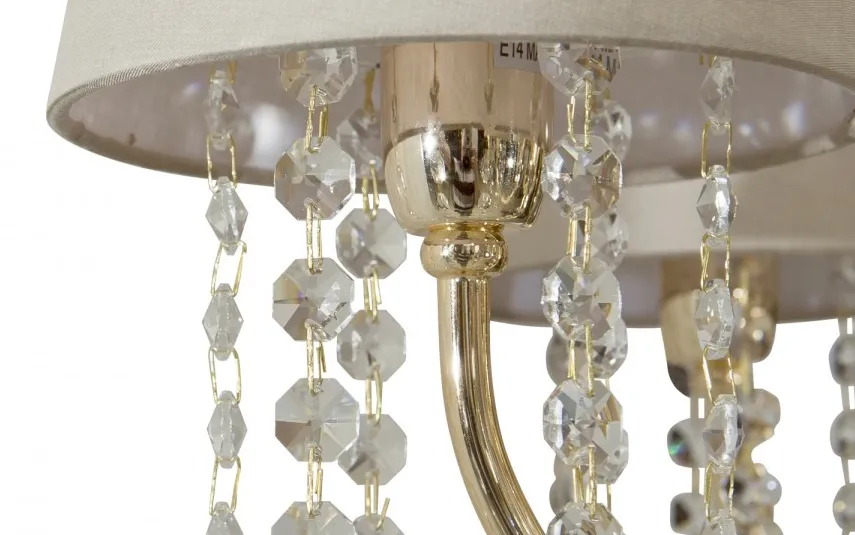 Witek Home Lampa wisząca kryształowa Golden Ring 5050/10+5 Online