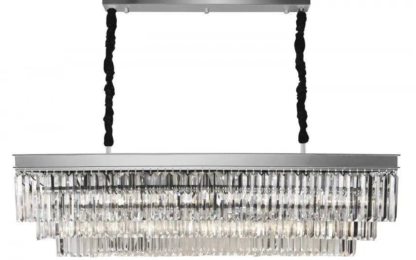 Witek Home Lampa wisząca kryształowa Monk Chrome 33291/15 Best