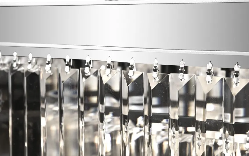 Witek Home Lampa wisząca kryształowa Monk Chrome 33291/9 Hot