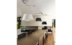 Azzardo Lampa wisząca Natalia 2S MD2238-2S L.W. Abażur czarny Discount