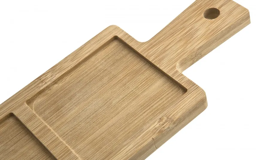 Allesken 3 Miseczki ceramiczne na przekąski na tacy Discount