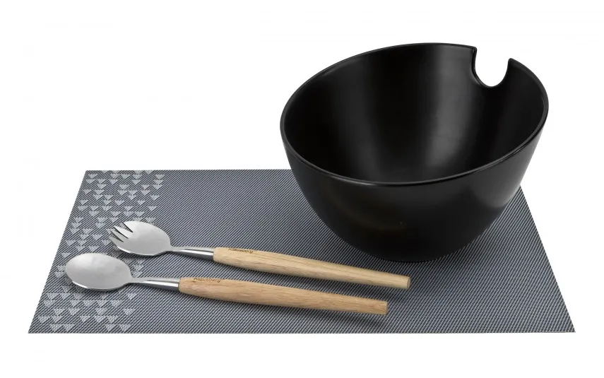 Klausberg Miska ceramiczna z łyżkami w zestawie Fashion