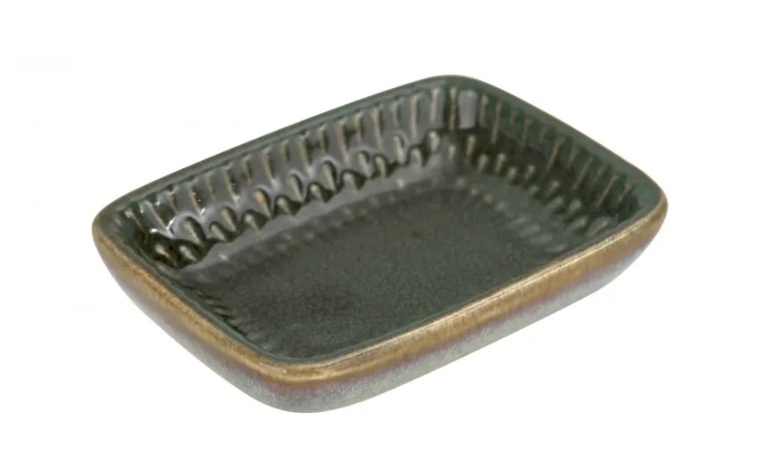 MPLCo Miska prostokątna ceramiczna 8 cm Ombres Turquoise Discount