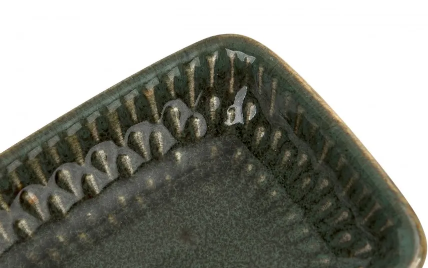 MPLCo Miska prostokątna ceramiczna 8 cm Ombres Turquoise Discount