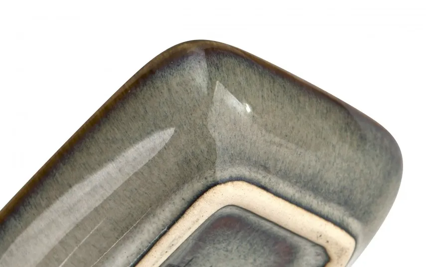 MPLCo Miska prostokątna ceramiczna 8 cm Ombres Blue Outlet
