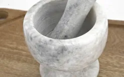Chomik MOŹDZIERZ MARMUROWY 12,5 X 12,5 CM BIAŁY Sale