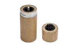Ambition Młynek do pieprzu i soli Ring Pro ryflowany jasne drewno 236611 Fashion