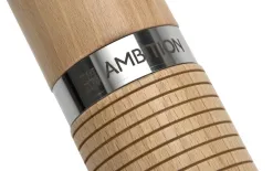 Ambition Młynek do pieprzu i soli Ring Pro ryflowany jasne drewno 236611 Fashion