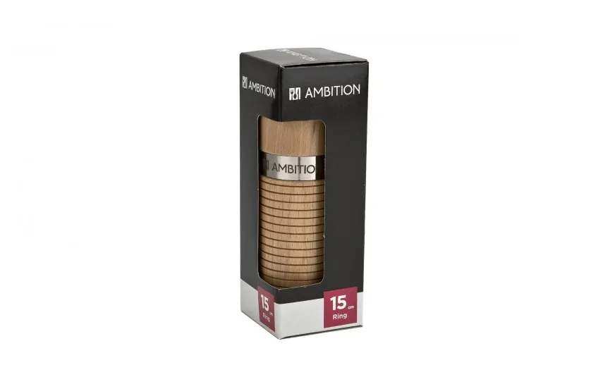 Ambition Młynek do pieprzu i soli Ring Pro ryflowany jasne drewno 236611 Fashion