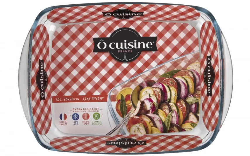 Naczynie żaroodporne 20x28cm O'Cuisine Discount