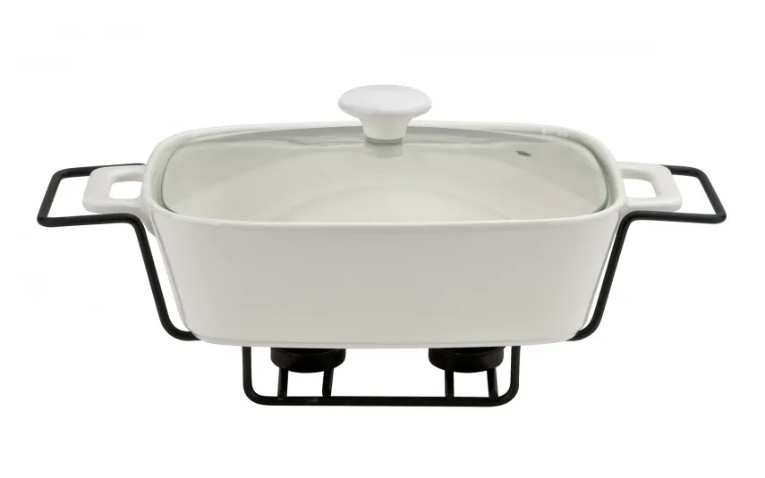 Mondex Naczynie z podgrzewaczem 1,4 L Modern Kitchen Cookini kremowe Best