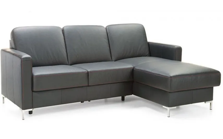 Etap Sofa Narożnik Basic z funkcją spania Naturelle B-01 Black Hot