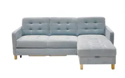 Gala Collezione Narożnik Elio z funkcją spania i pojemnikiem na pościel Discount