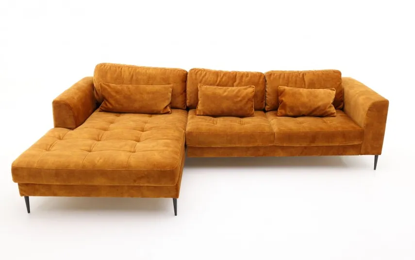 Etap Sofa Narożnik Luzi z funkcją spania i poj. na pościel Adore IFC2385 Hot