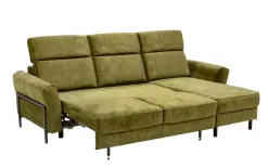 Bydgoskie Meble Narożnik Mellow z funkcją spania i poj. na pościel 286718 Discount