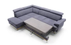 Sweet sit Narożnik Memo z funkcją spania i pojemnikiem na pościel Massimo 414 Outlet
