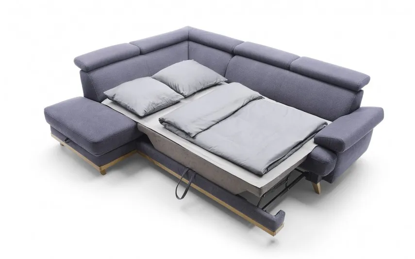Sweet sit Narożnik Memo z funkcją spania i pojemnikiem na pościel Massimo 414 Outlet
