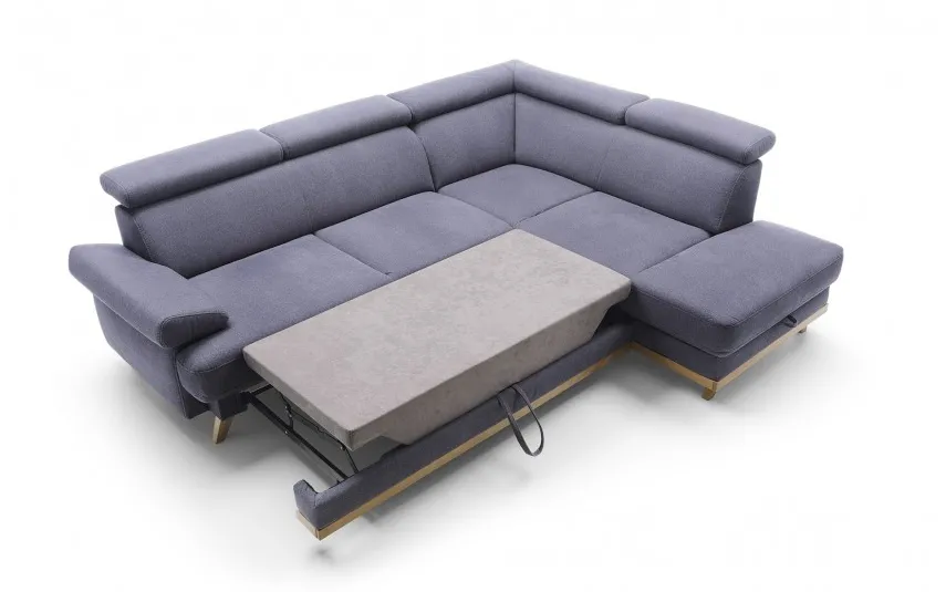 Sweet sit Narożnik Memo z funkcją spania i pojemnikiem na pościel Massimo 414 Outlet