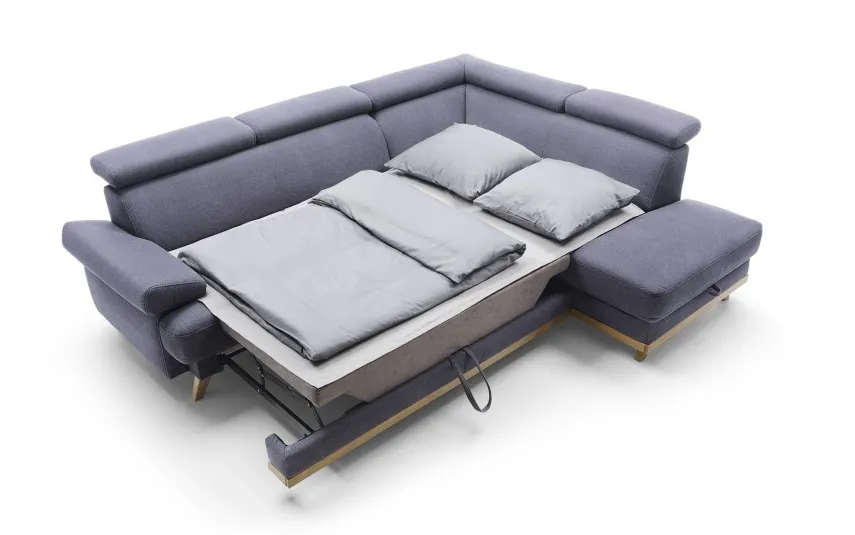 Sweet sit Narożnik Memo z funkcją spania i pojemnikiem na pościel Massimo 414 Outlet