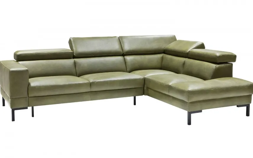 Etap Sofa Narożnik Nayomi z wysuwanym siedziskiem i otomaną SK. B42 Hot