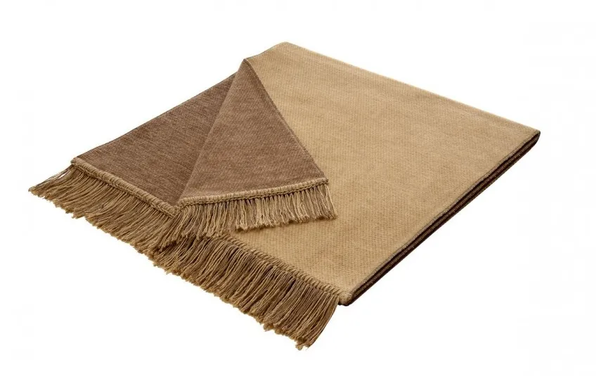Biederlack Narzuta na fotel 50 x 200 cm Salt&Pepper Kamel Clearance