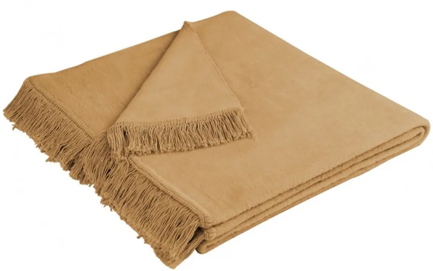 Biederlack Narzuta na fotel 50x200 cm Kamel Outlet
