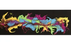 Witek Home Obraz abstrakcyjny 50x150 cm Dancing Colors Sale