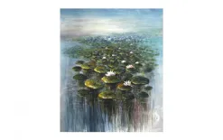 Witek Home Obraz na płotnie 100x120cm Lilie wodne Clearance