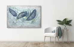 Witek Home Obraz na płótnie 100x150 cm Egzotyczne pióra Hot