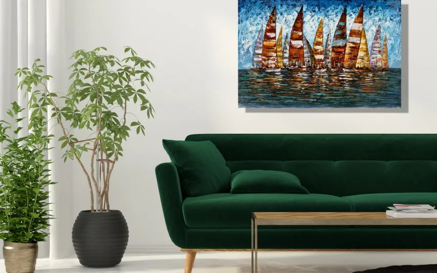 Witek Home Obraz na płótnie 100x150 cm Regatta Outlet