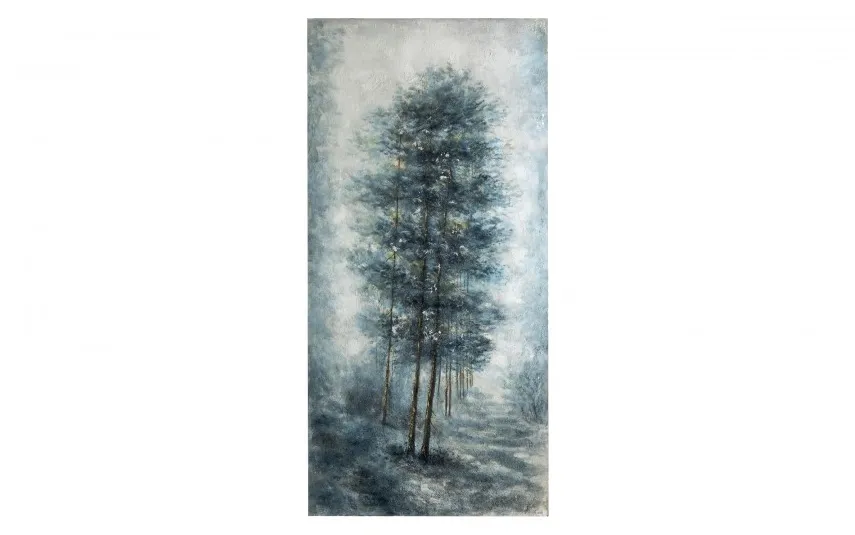 Witek Home Obraz na płótnie 100x200 cm Sosny New