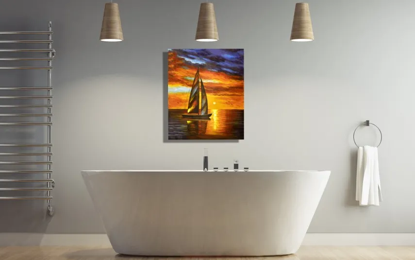 Witek Home Obraz na płótnie 80x100 cm Sundown Offshore Online